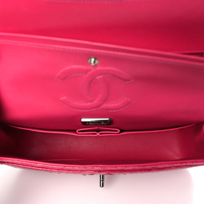 Chanel Snakeskin Medium Double Flap Pink 5 of 12