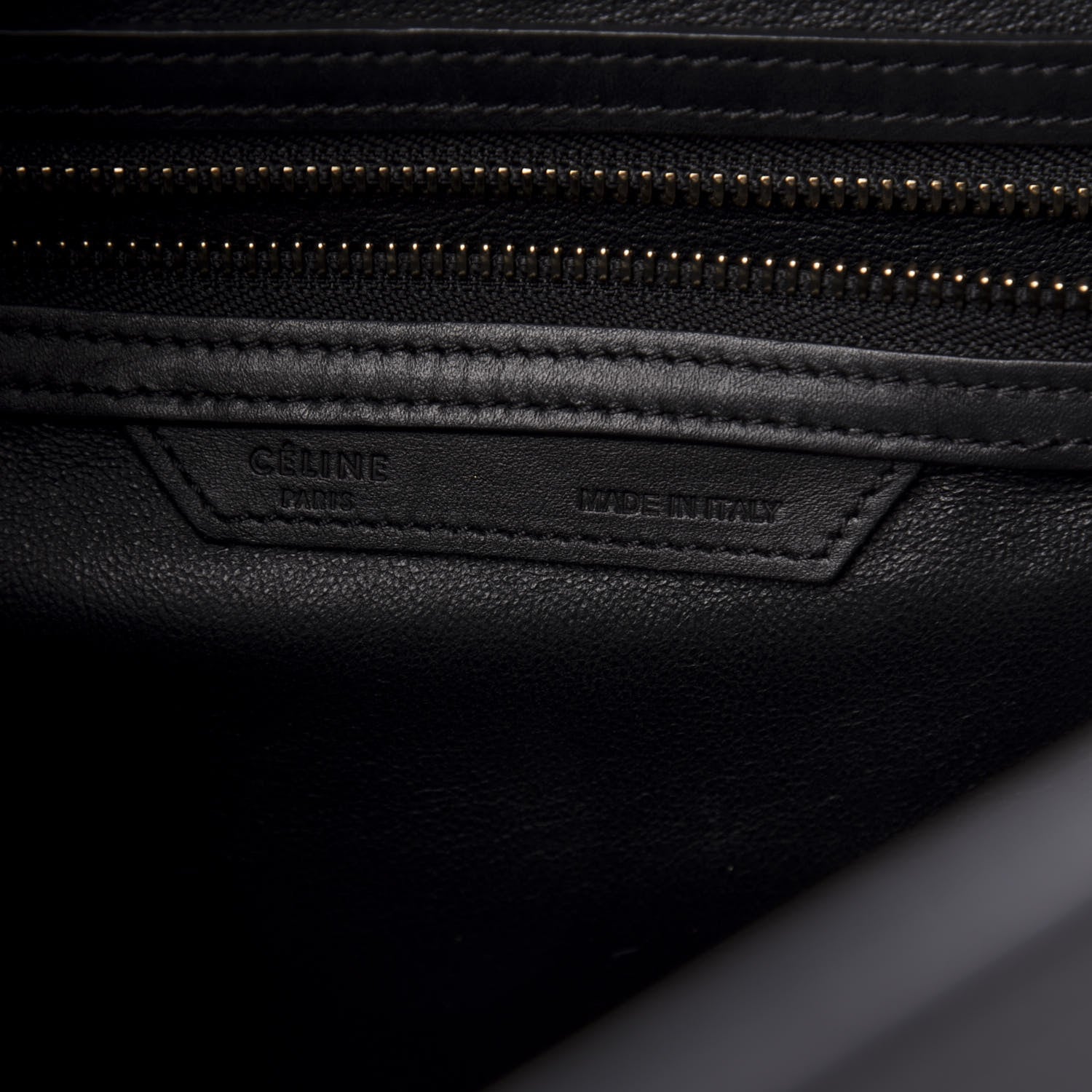 Celine Smooth Calfskin Mini Luggage Black 6 of 11