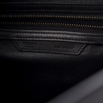 Celine Smooth Calfskin Mini Luggage Black 6 of 11