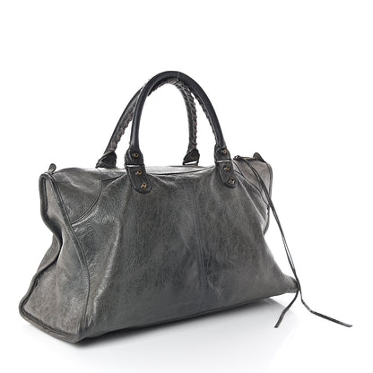 Balenciaga Agneau Classic Hardware Work Anthracite 2 of 8