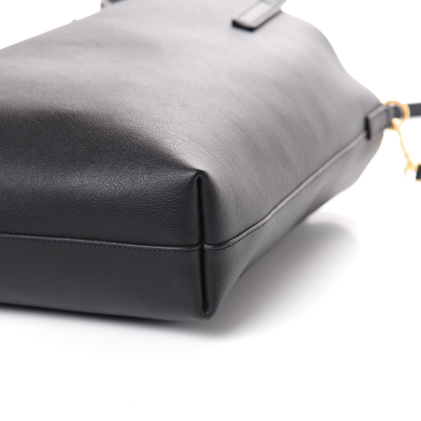Calfskin Toy Shopping Tote Black