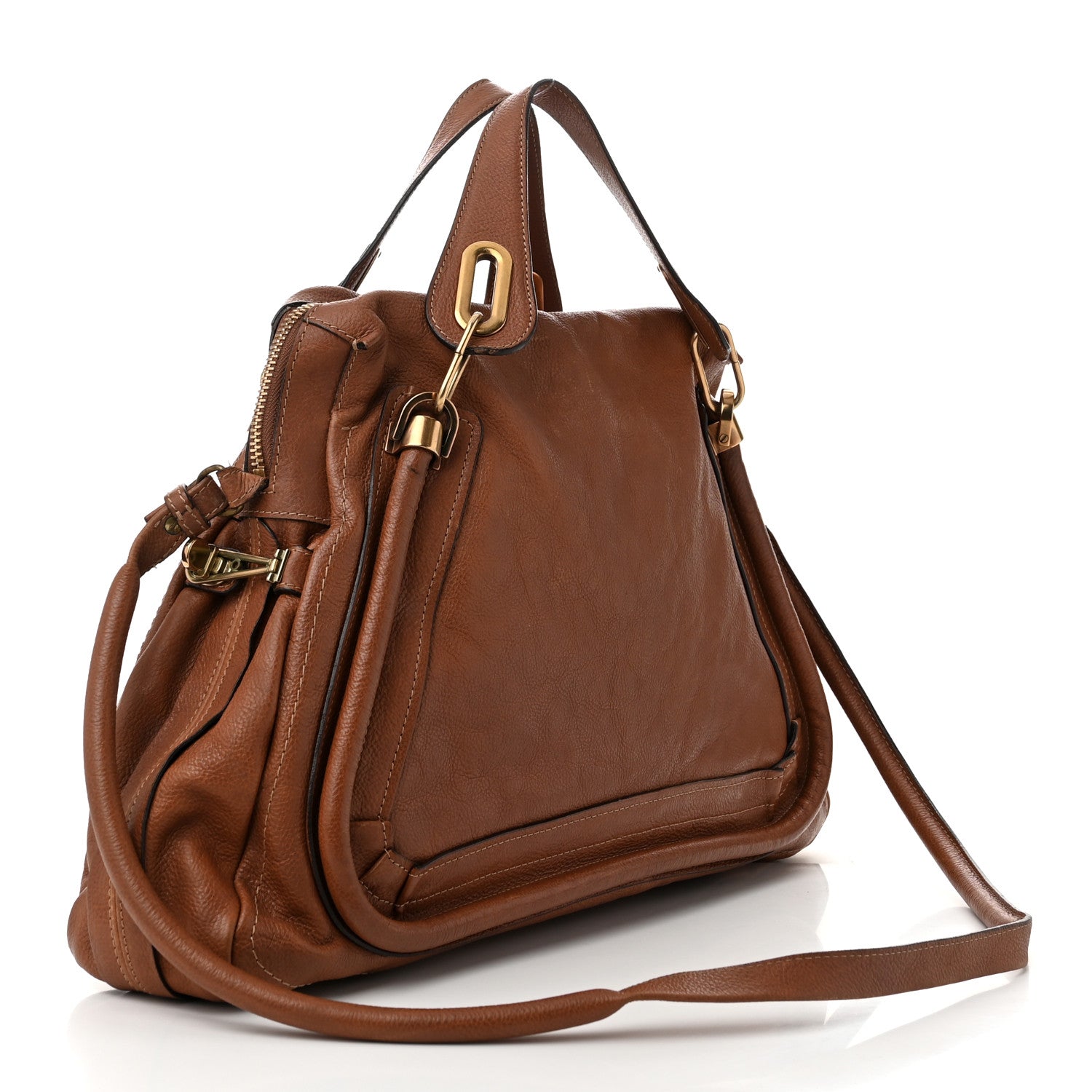 Chloe Calfskin Large Paraty Muscade 3 of 16