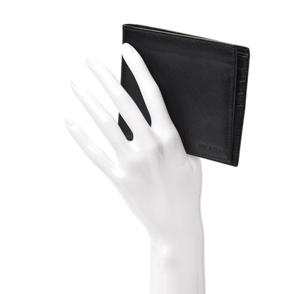 Prada Saffiano Bi-Fold Wallet Black 2 of 6