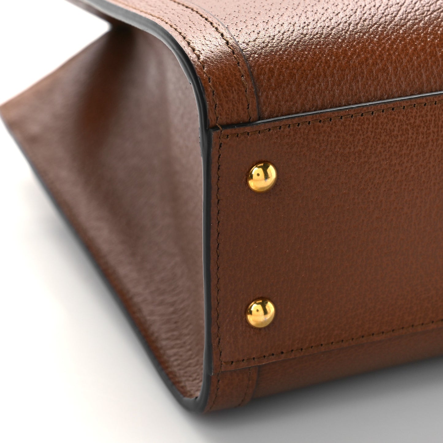 Textured Dollar Calfskin Web Small Diana Tote Bag Cuir Black