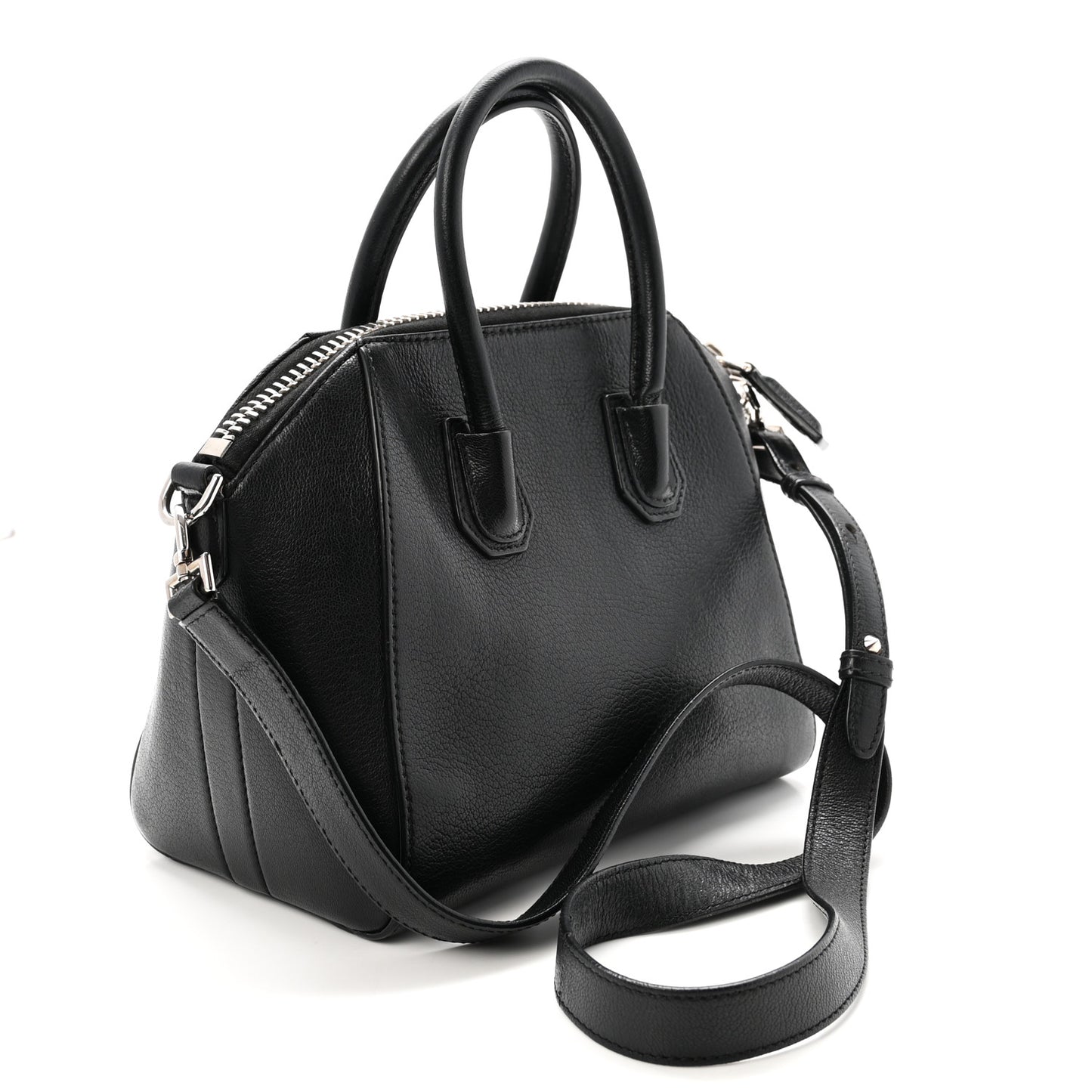 Sugar Goatskin Mini Antigona Black