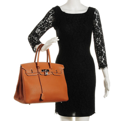 Hermes Togo Birkin 35 Gold 2 of 27