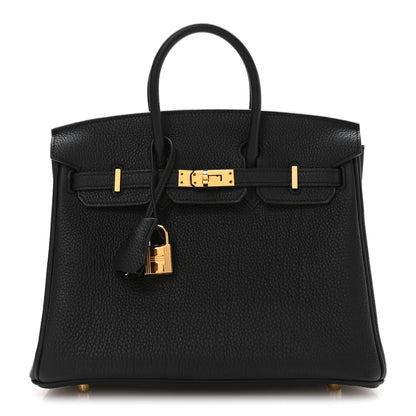 Hermes Togo Birkin 25 Black 1 of 11