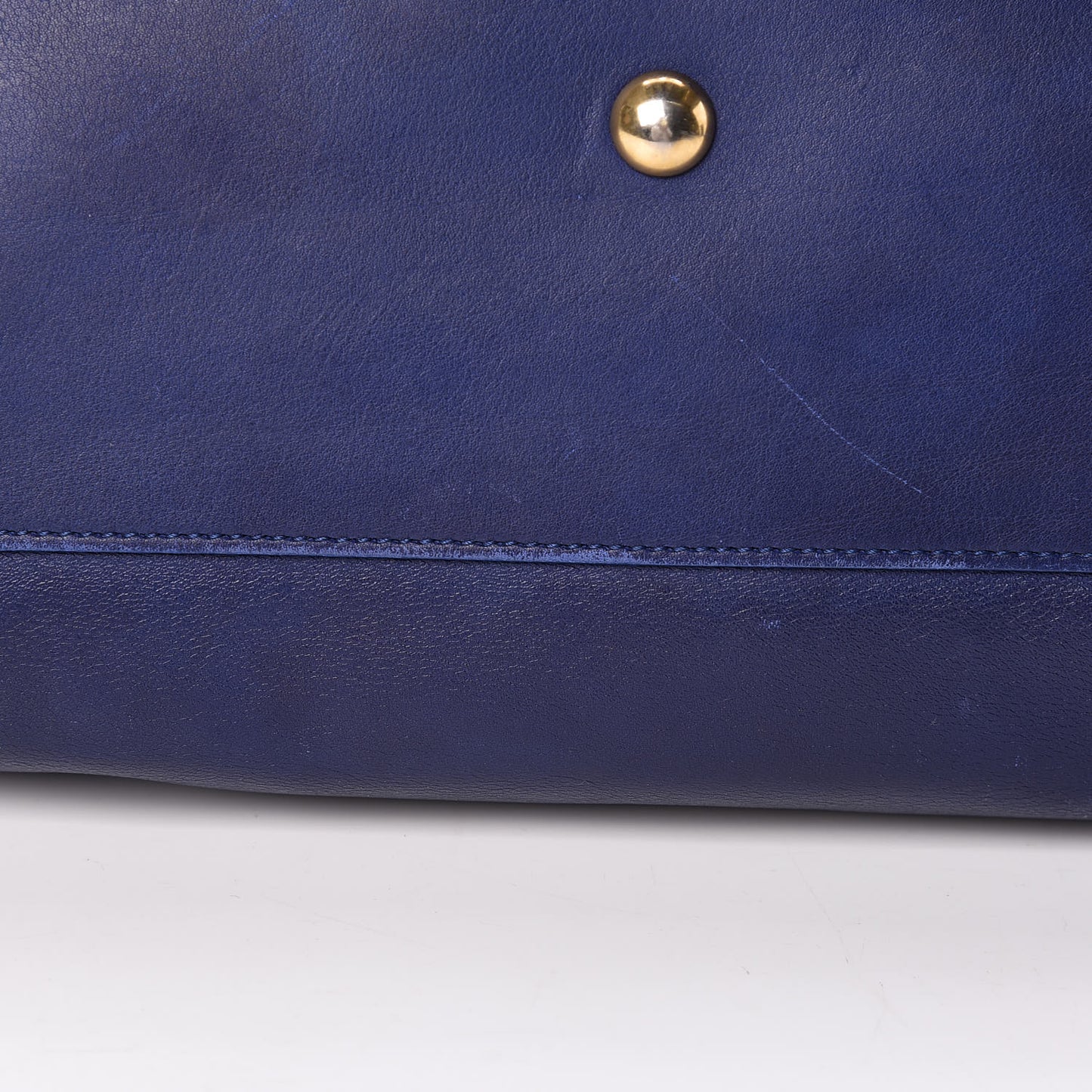Calfskin Small Classic Y Cabas Royal Blue