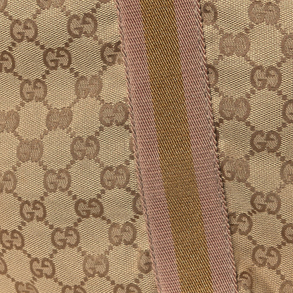 Gucci GG Monogram Medium Web Handle Vertical Tote Pink Gold 14 of 16