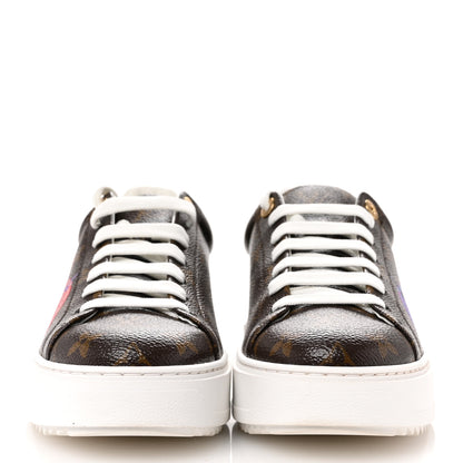 Louis Vuitton LV X YK Monogram Pumpkin Time Out Sneakers 39.5 3 of 10
