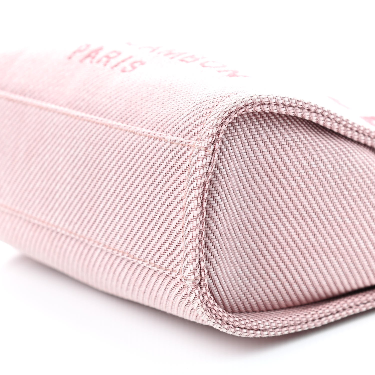 Chanel Mixed Fibers Calfskin Mini Deauville Tote Rose Pink 9 of 10