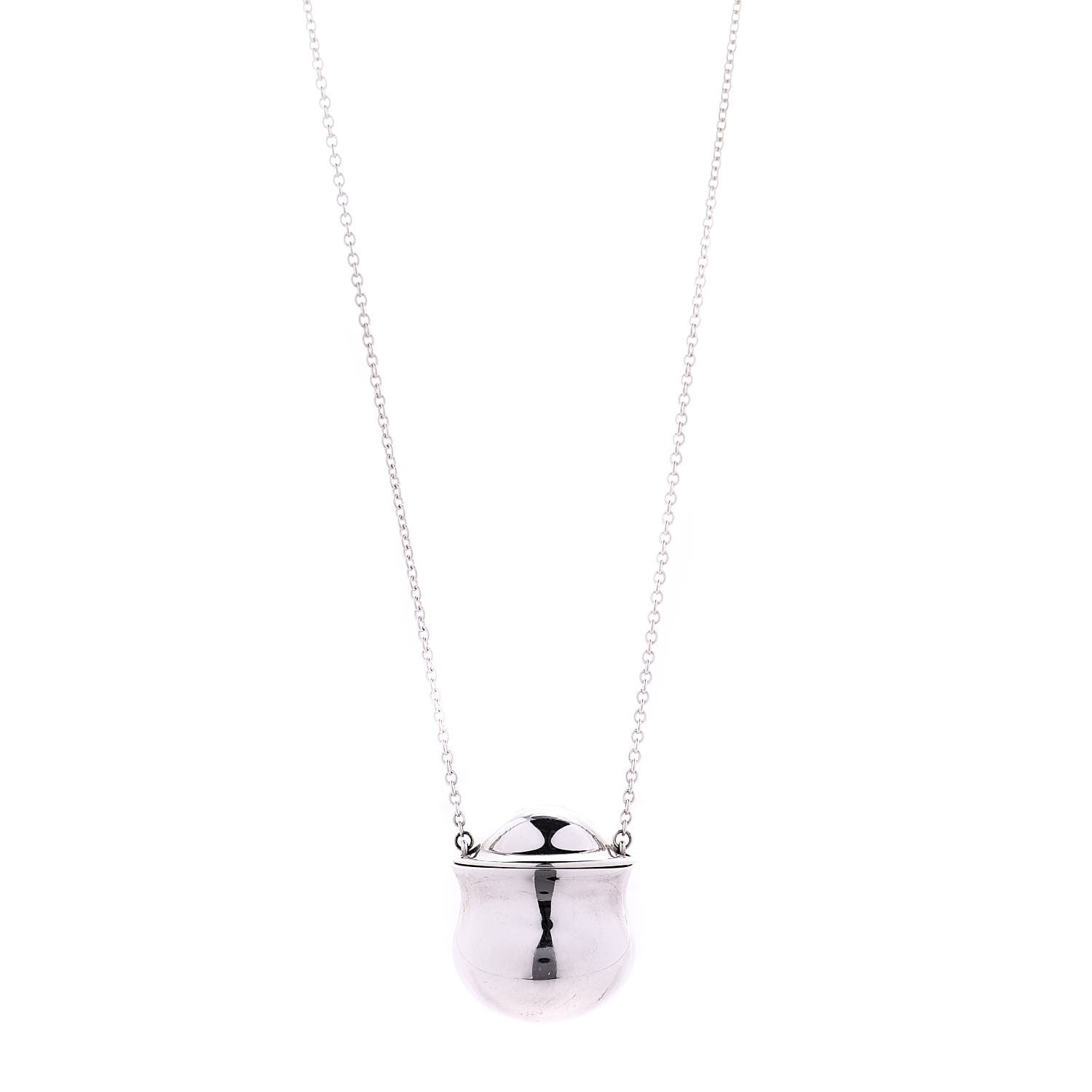Tiffany Sterling Silver Elsa Peretti Bottle Inro Pendant Necklace 1 of 10