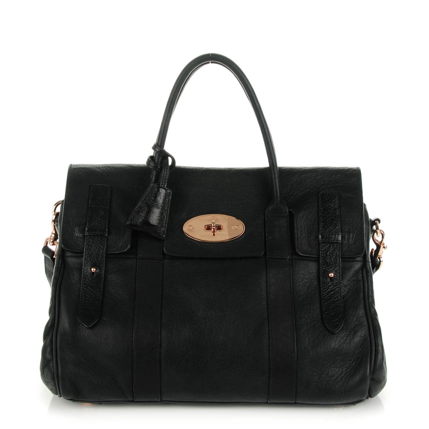 Pebbled Matte Heritage Bayswater Satchel Nightshade Blue