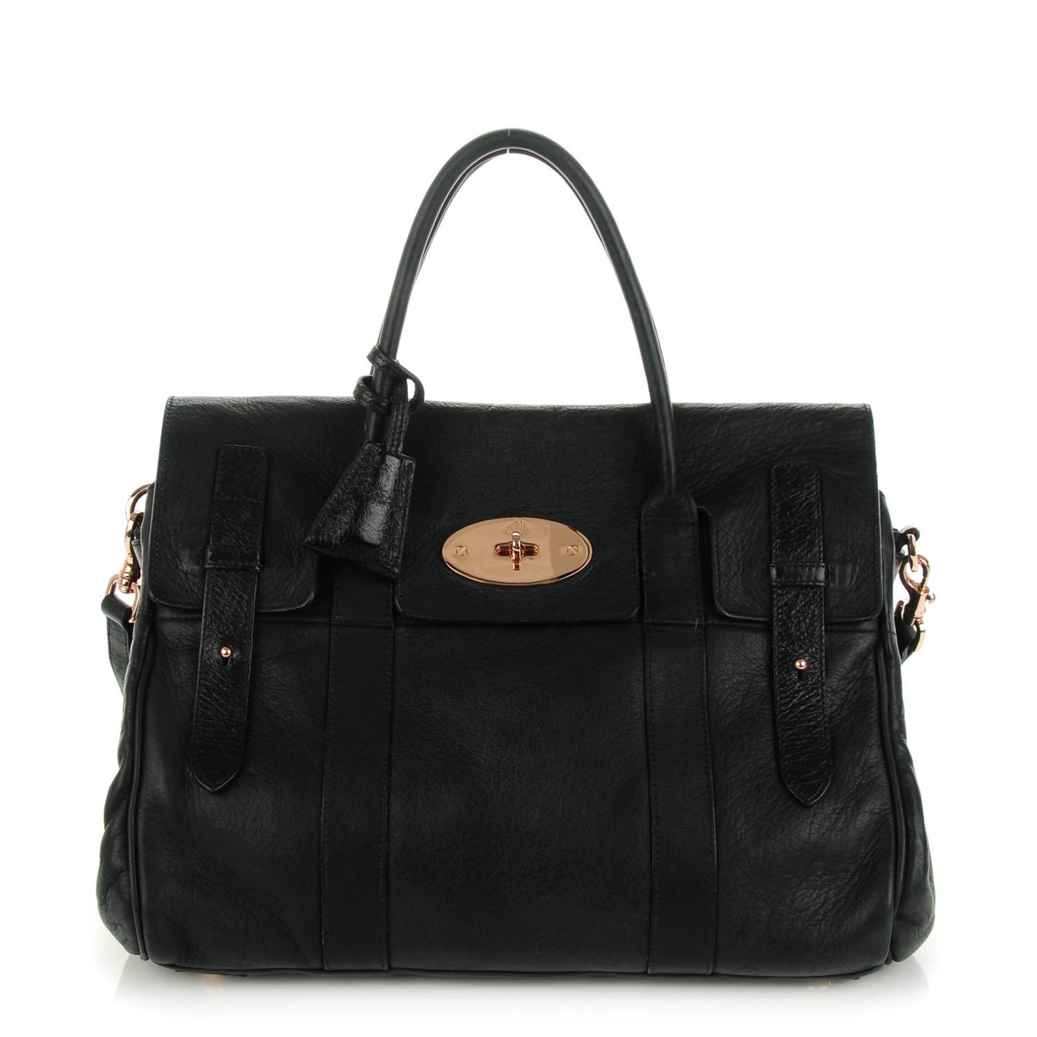 Mulberry Pebbled Matte Heritage Bayswater Satchel Nightshade Blue 1 of 8