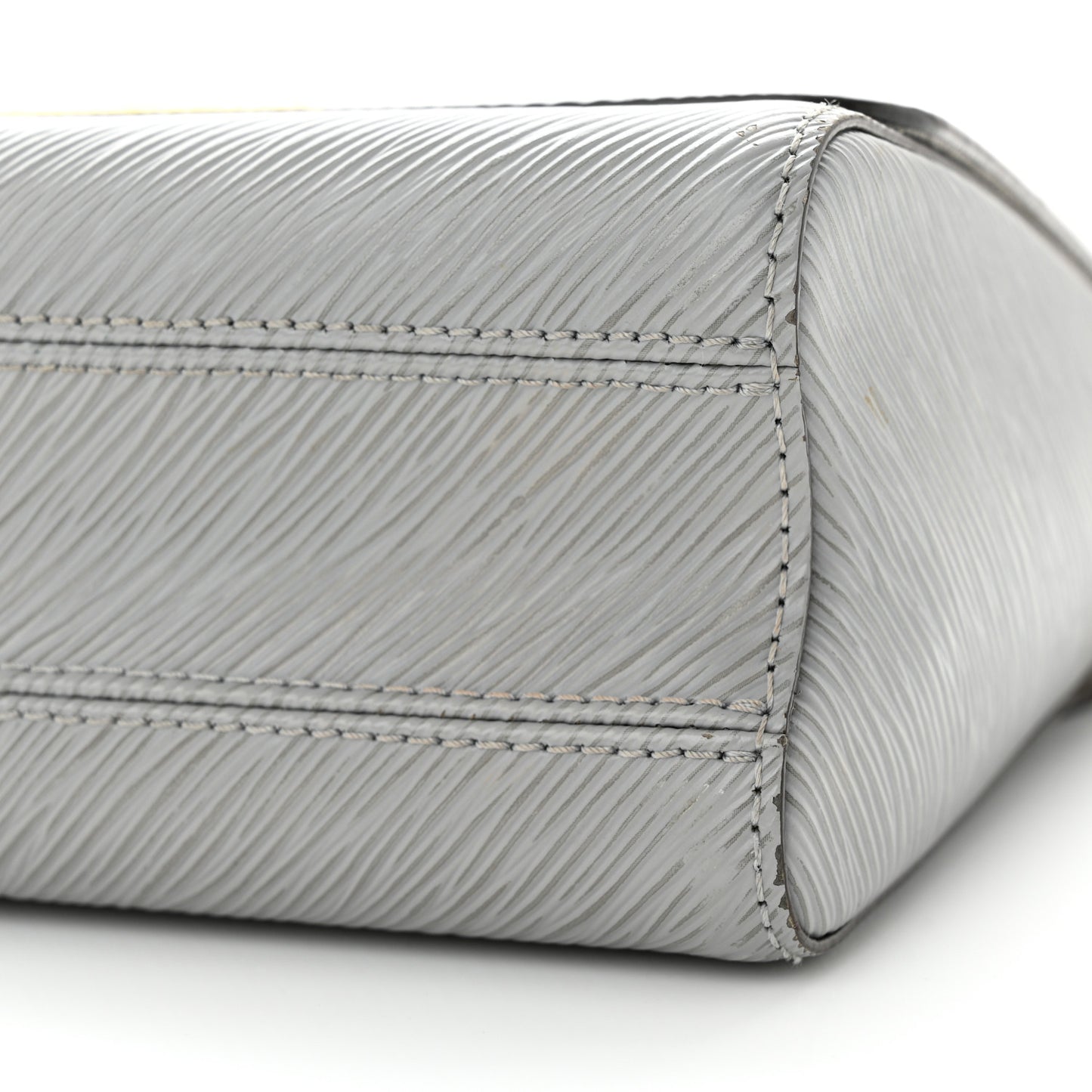 Epi Twist Shoulder Bag MM Gris Cloudy