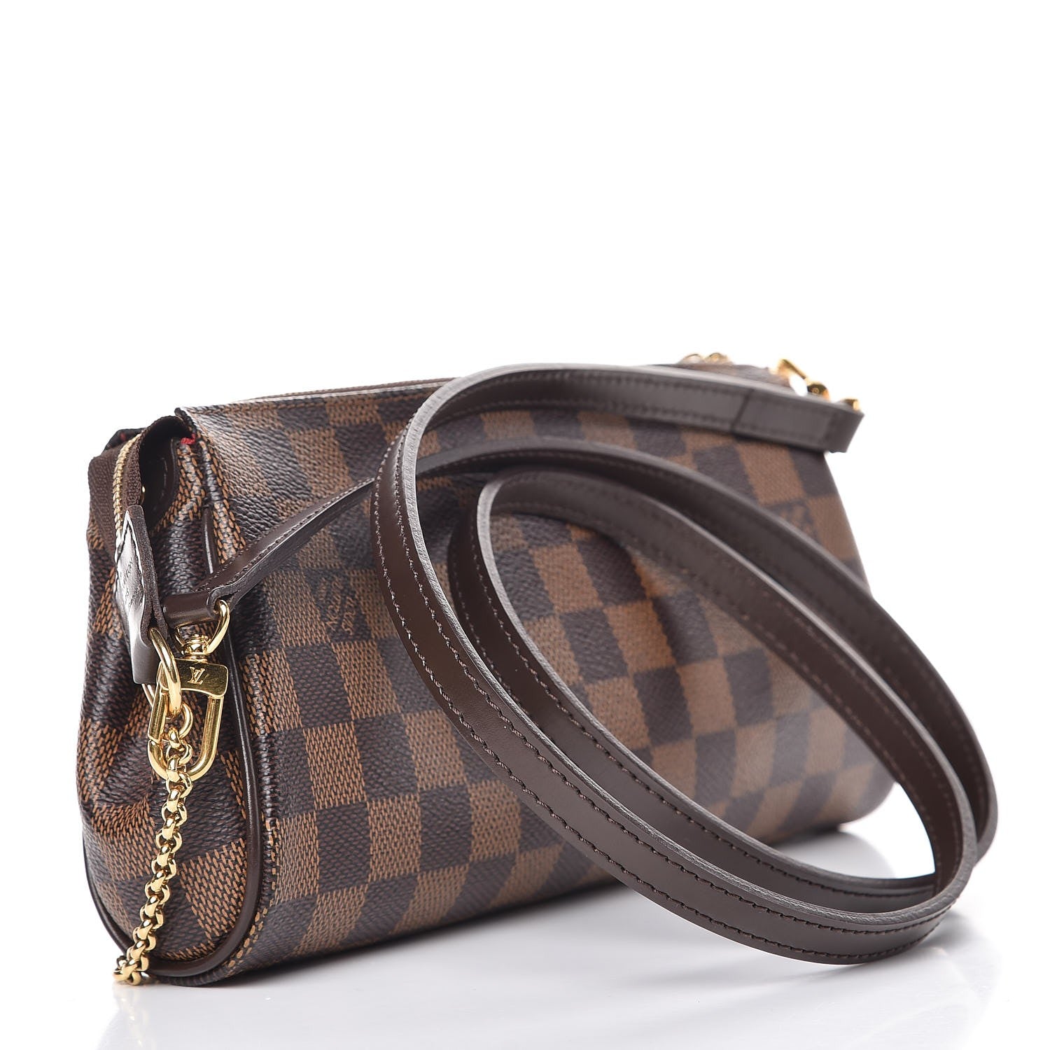 Louis Vuitton Damier Ebene Eva Clutch 3 of 8
