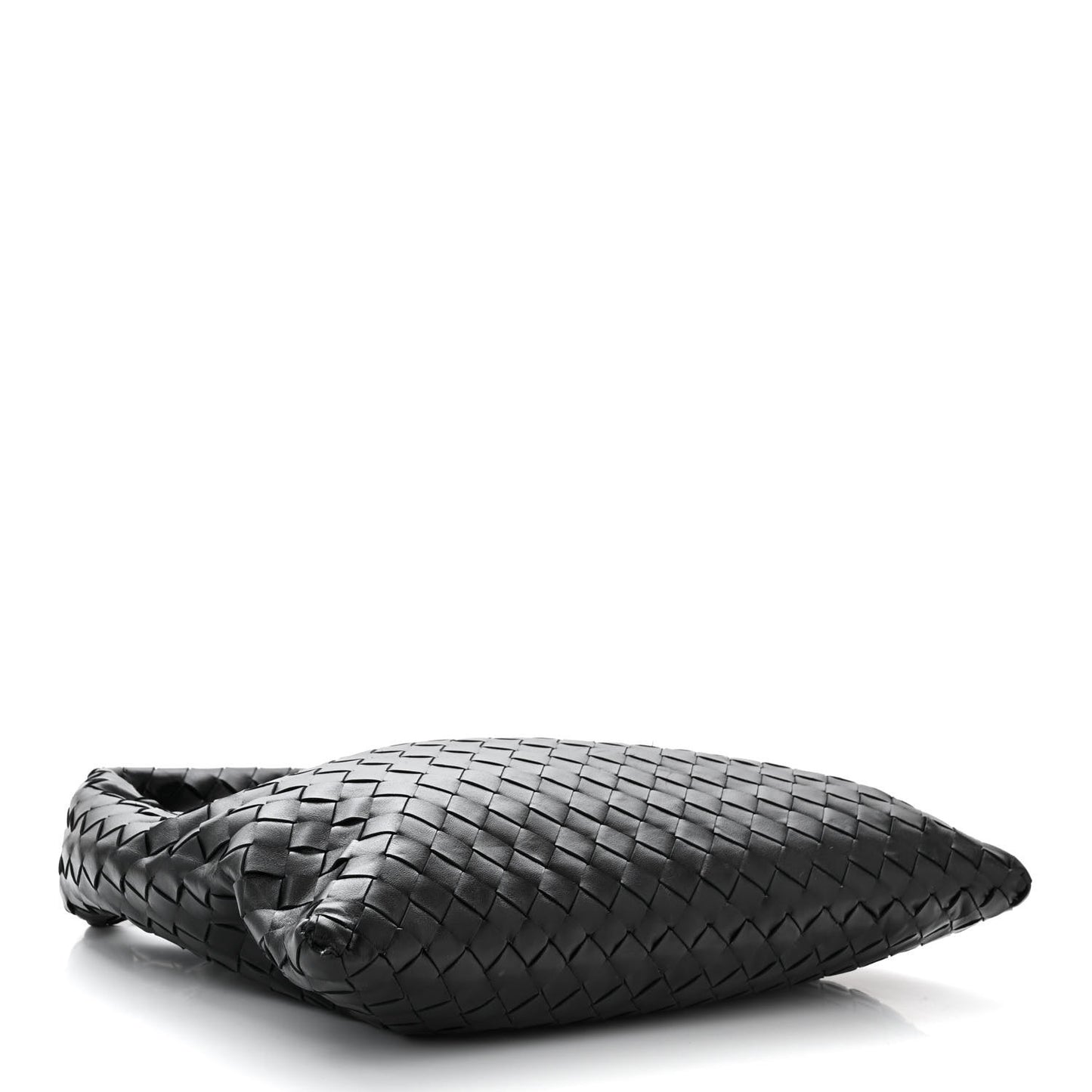 Calfskin Intrecciato Small Hop Black