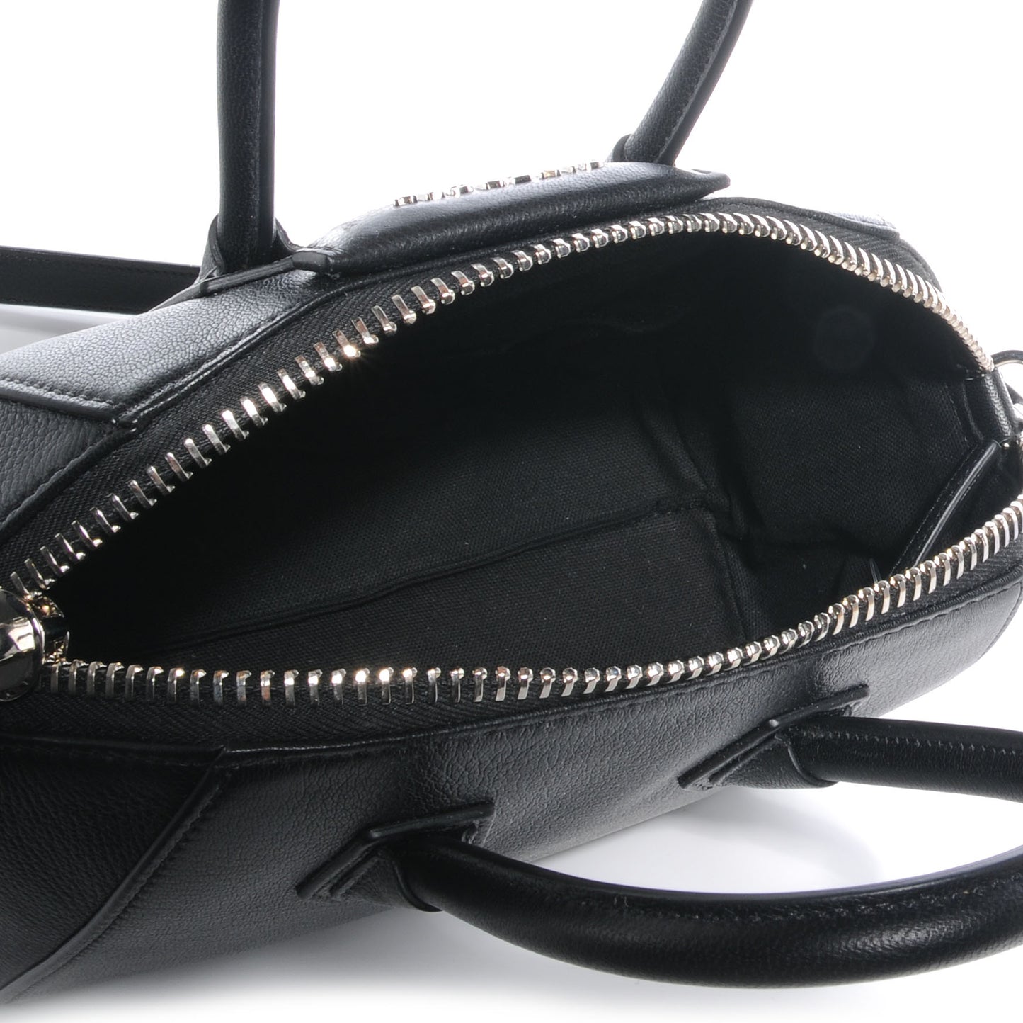 Sugar Goatskin Mini Antigona Black