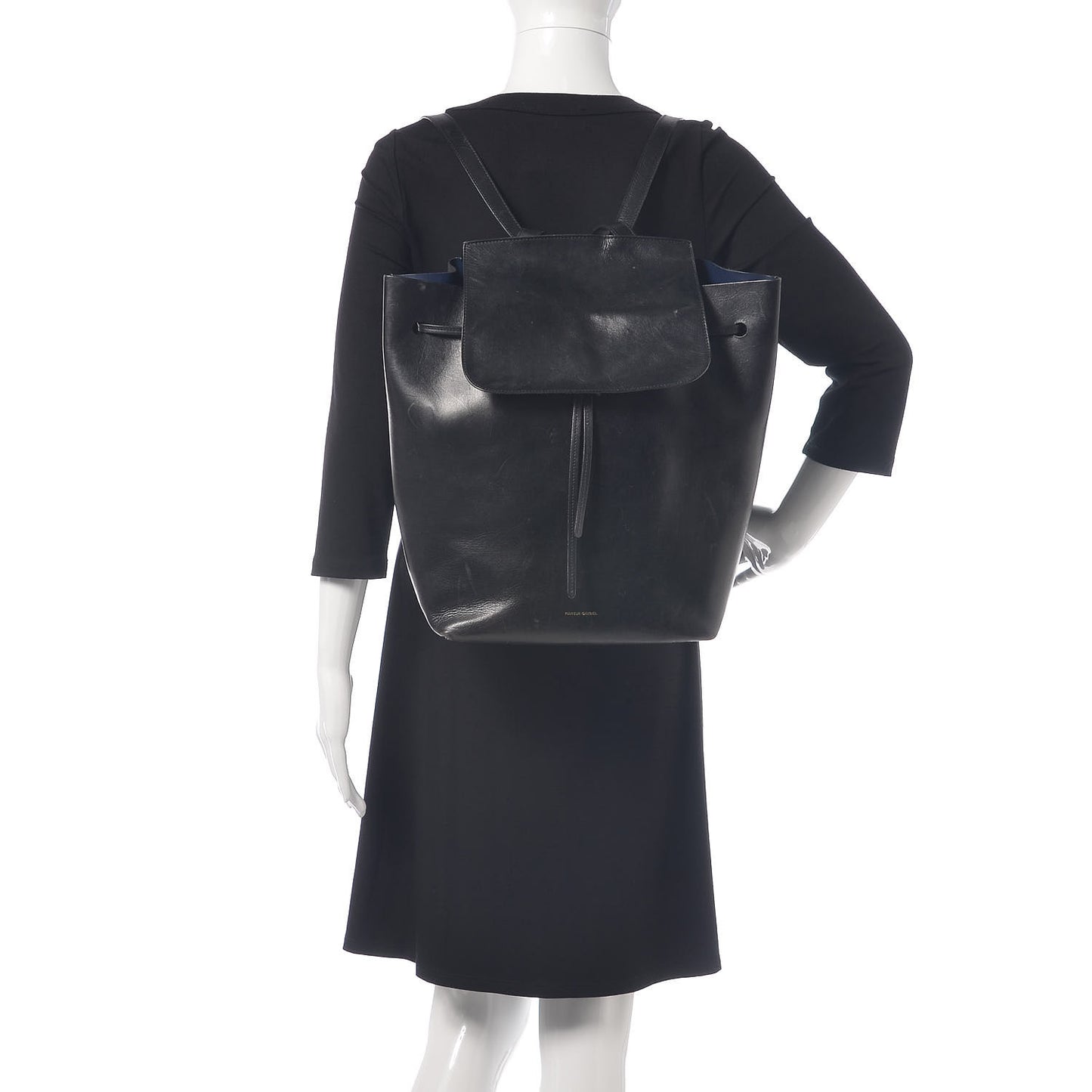 Vegetable Tanned Calfskin Backpack Black