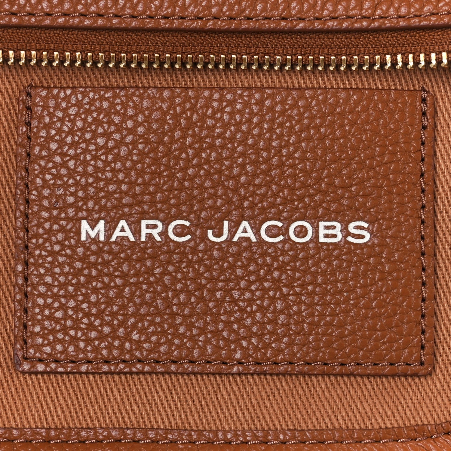 Marc Jacobs Grained Calfskin Small The Tote Bag Argan Oil 7 of 12