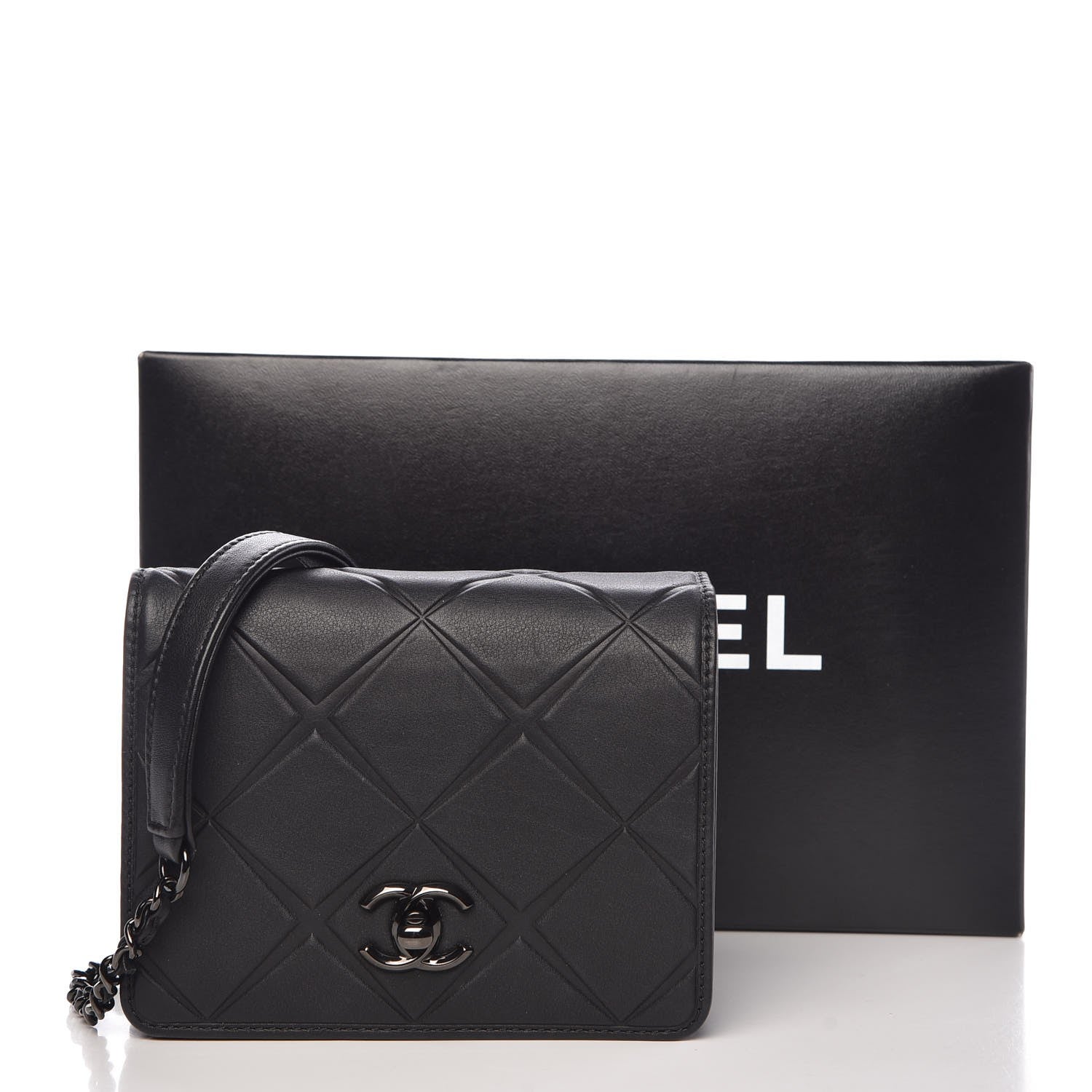 Chanel Calfskin Mini Propeller Flap Black 10 of 10