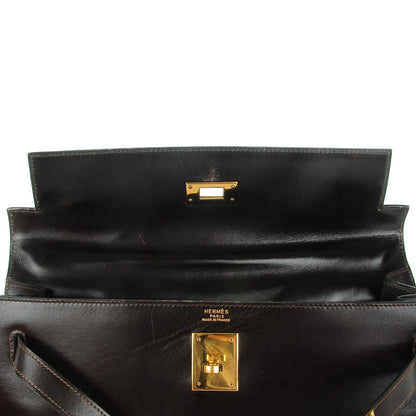 Hermes Box Kelly Sellier 32 Chocolate 16 of 25