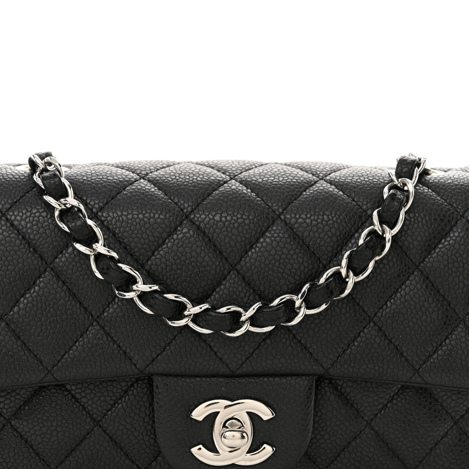 Chanel Caviar Quilted Mini Rectangular Flap Black 8 of 11