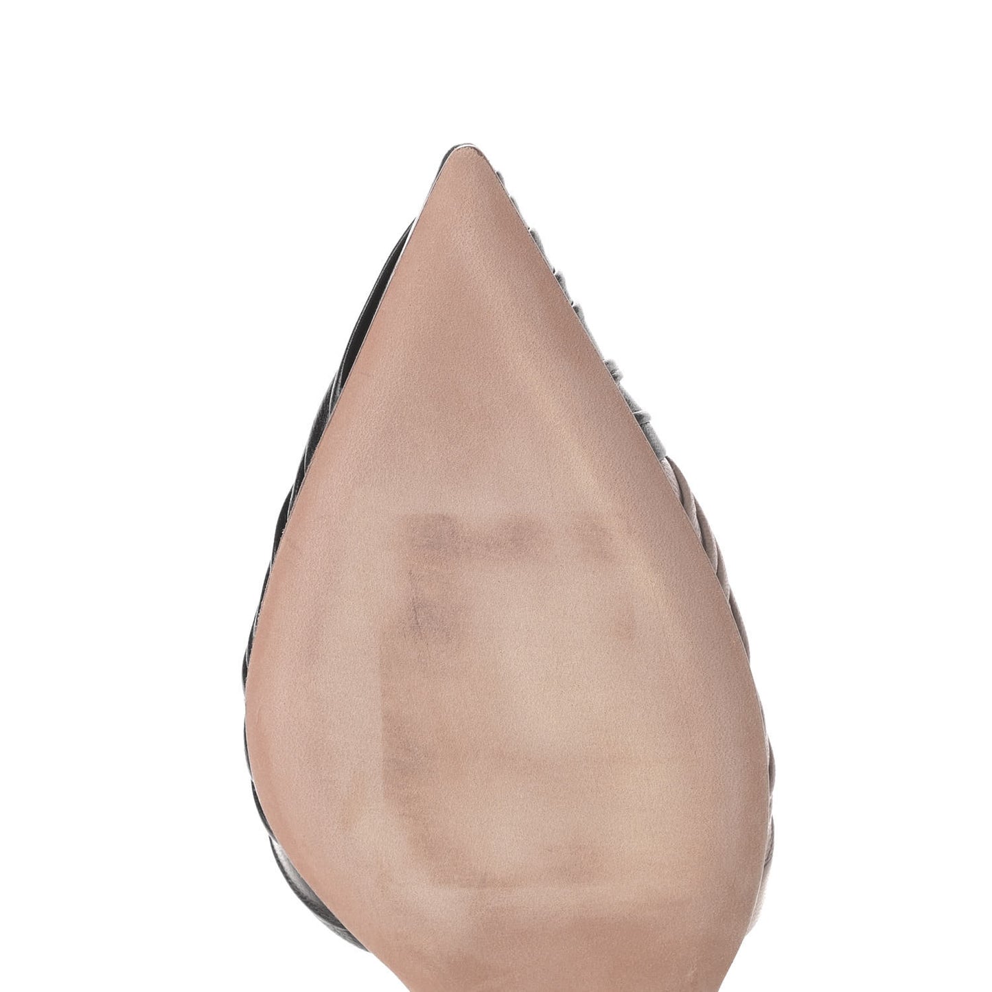 Ruched Lambskin PVC B-Drape Pumps 36 Multicolor