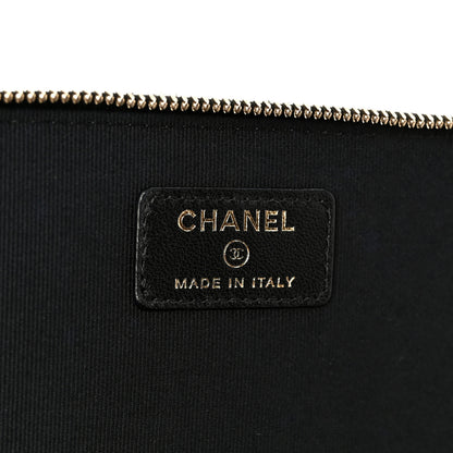 Chanel Lambskin Quilted Small Top Handle Vanity Case With Chain Black 6 of 11