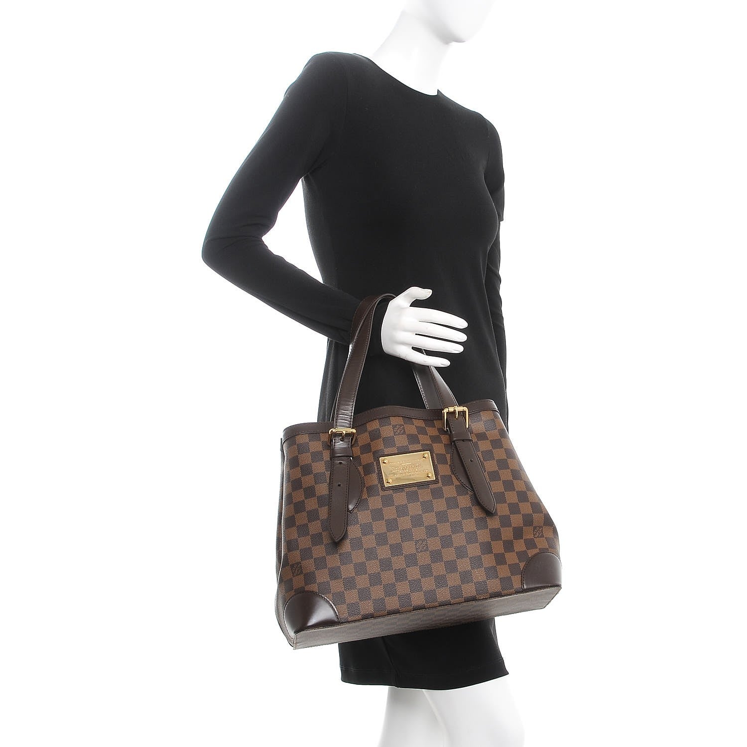 Louis Vuitton Damier Ebene Hampstead MM 2 of 11