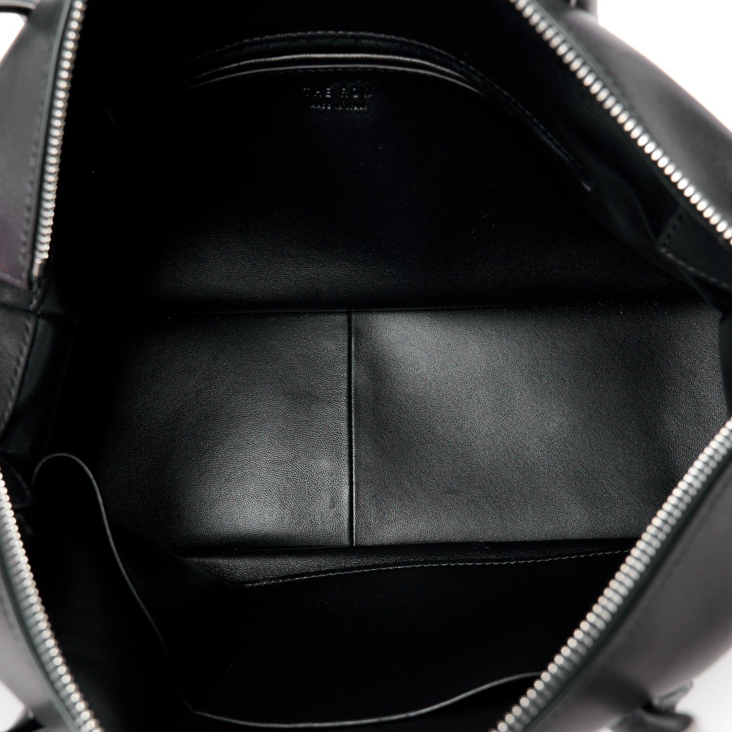 The Row Polished Saddle Calfskin E/W Top Handle Bag Black 5 of 10