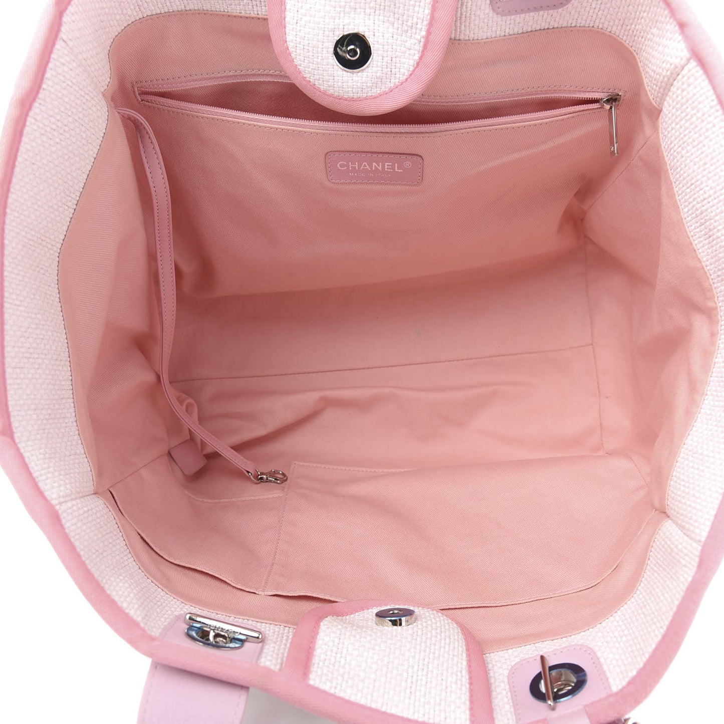 Canvas Medium Deauville Tote Pink