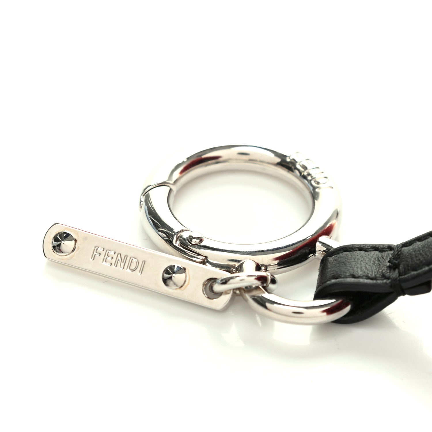 Fendi Fox Fur Pom Pom Bag Charm Multicolor 5 of 5
