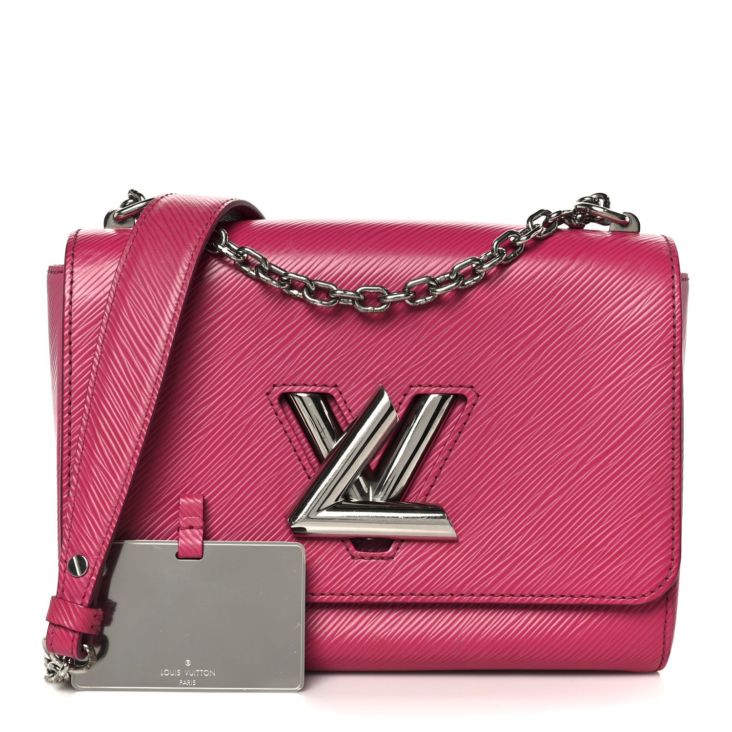 Louis Vuitton Epi Twist Shoulder Bag MM Hot Pink 3 of 11