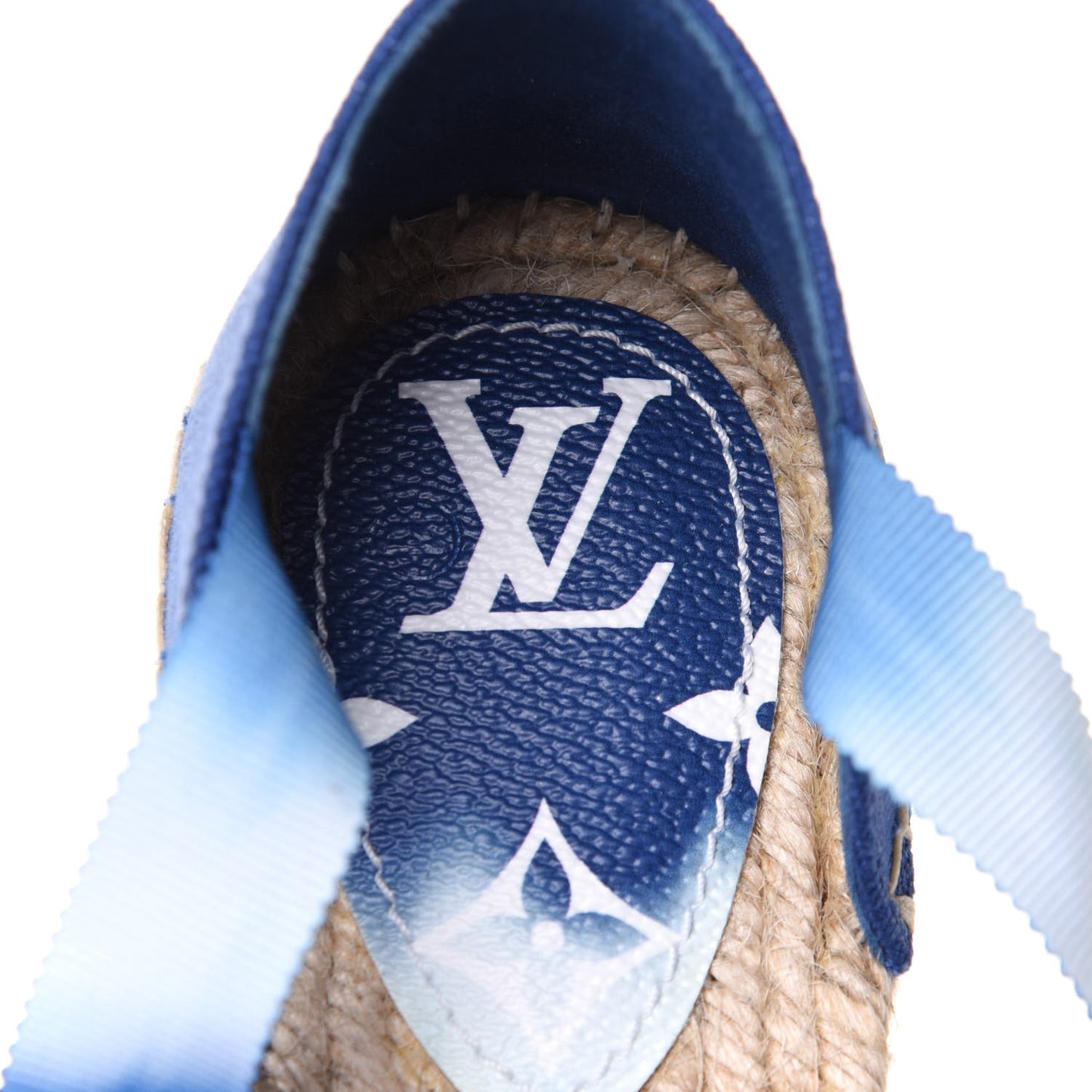Canvas Escale Starboard Espadrille Flats 37 Blue