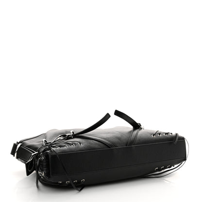 Givenchy Tumbled Calfskin Corset Medium Voyou Bag Black 4 of 11