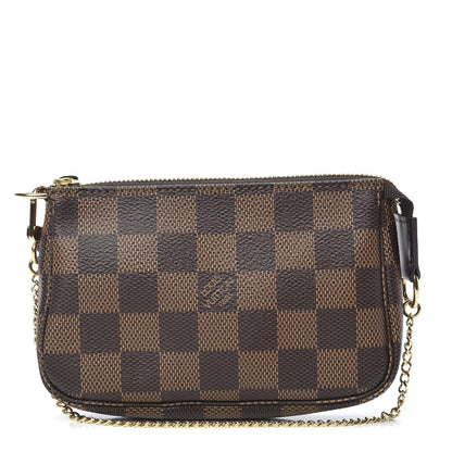 Louis Vuitton Damier Ebene Mini Pochette Accessories 1 of 10