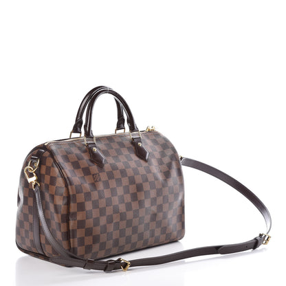 Louis Vuitton Damier Ebene Speedy Bandouliere 30 3 of 9