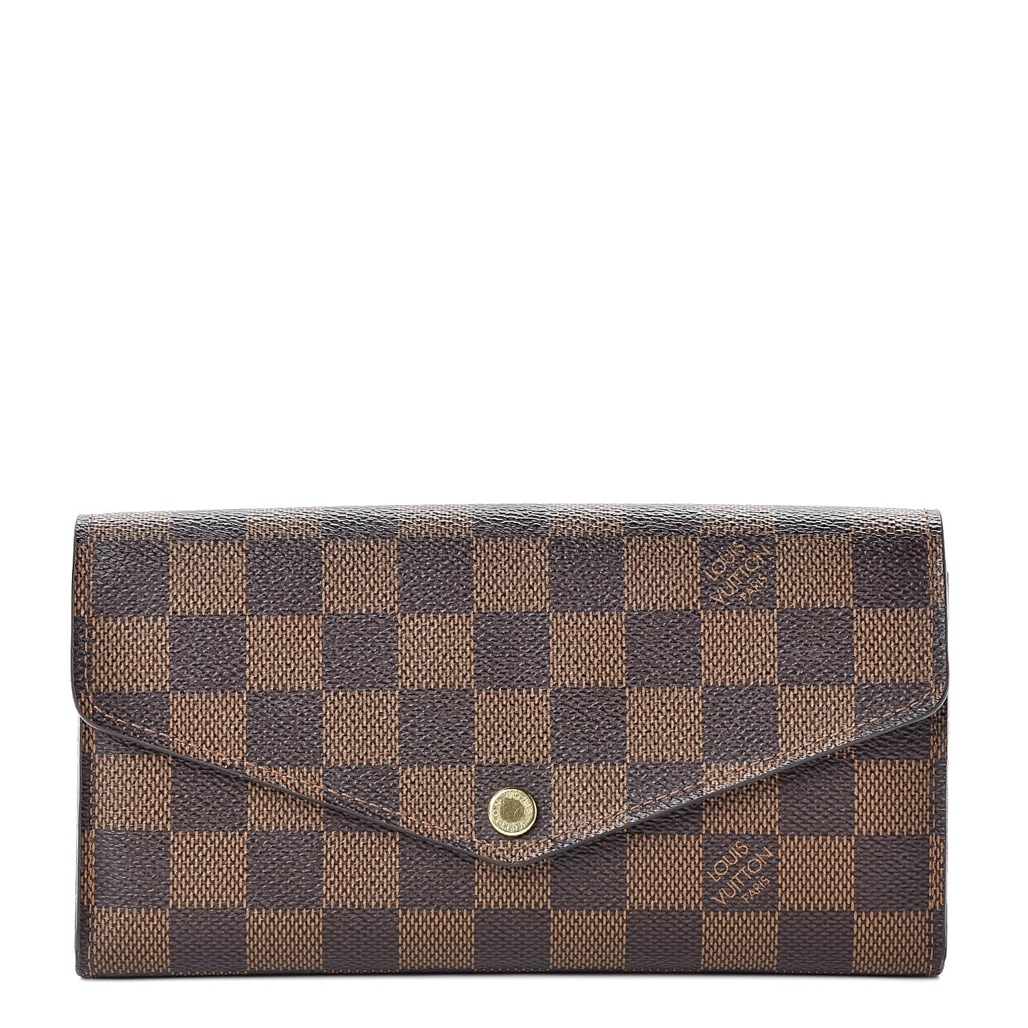 Louis Vuitton Damier Ebene Sarah Wallet NM 1 of 8