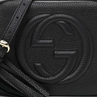 Gucci Pebbled Calfskin Small Soho Disco Bag Black 8 of 13