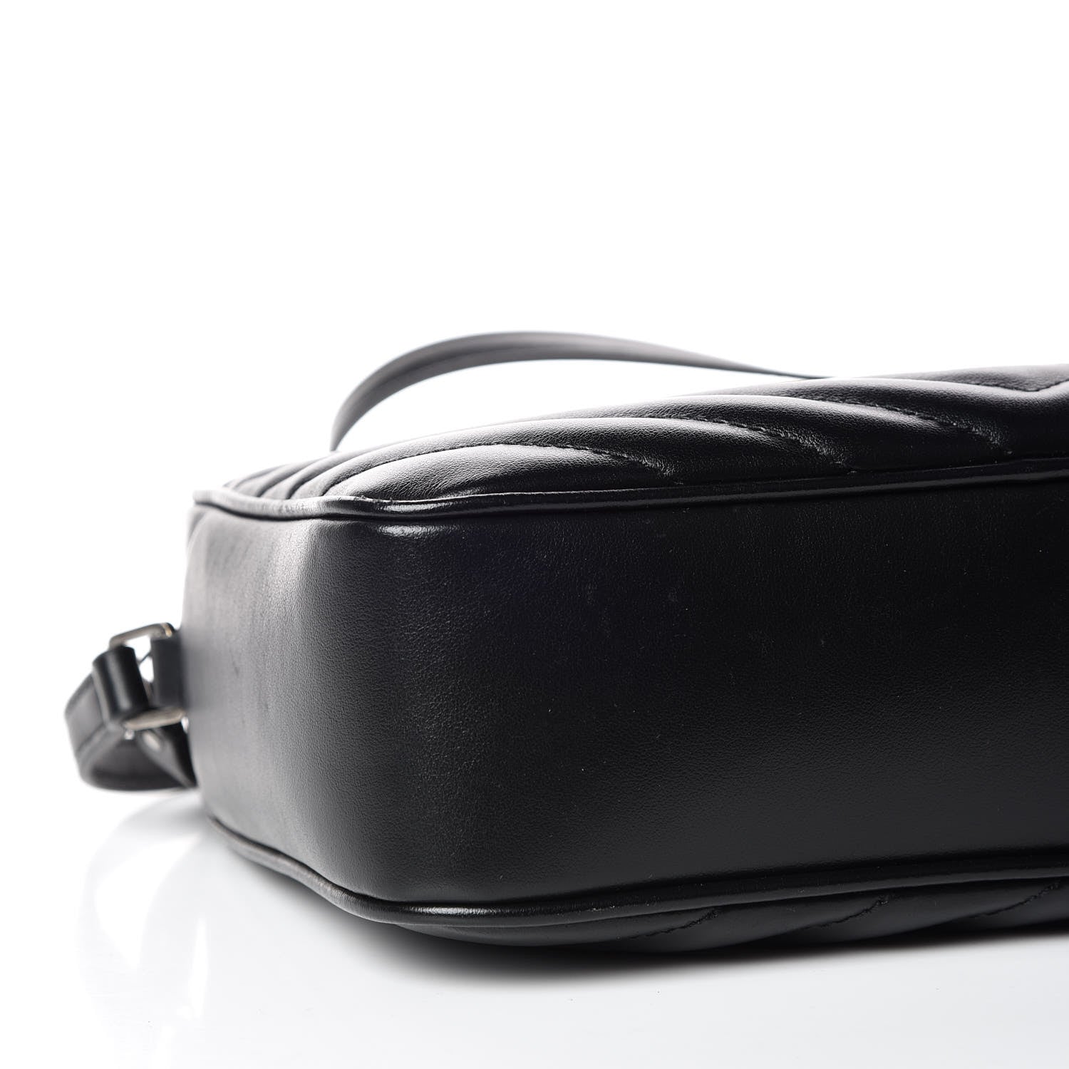 Saint Laurent Calfskin Matelasse Monogram Lou Camera Bag Black 5 of 10