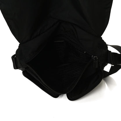 Prada Nylon Vela Messenger Bag Black 4 of 14