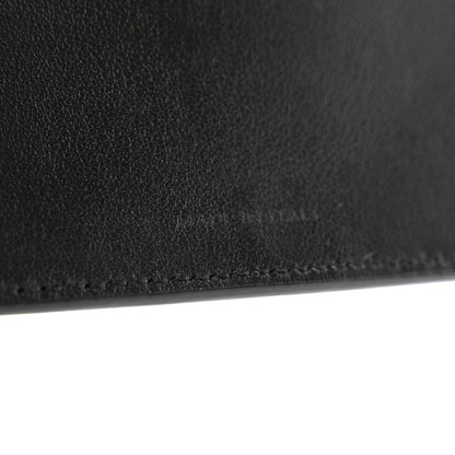 Celine Shiny Smooth Lambskin Small Triomphe Wallet Black 6 of 7