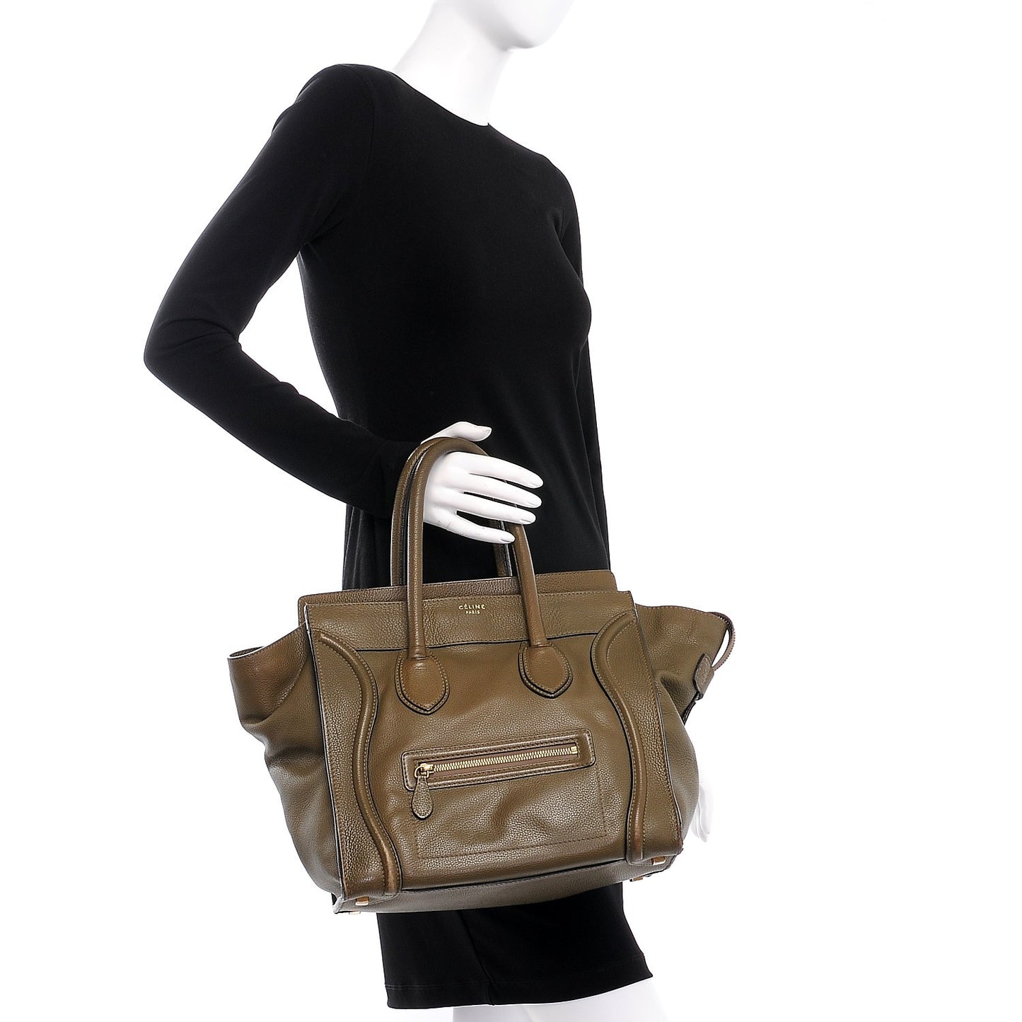 Drummed Calfskin Mini Luggage Jungle