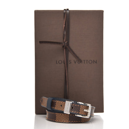 Louis Vuitton Damier Ebene Loop It Bracelet 19 8 of 8