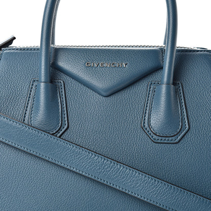 Givenchy Sugar Goatskin Small Antigona Oil Blue 8 of 10