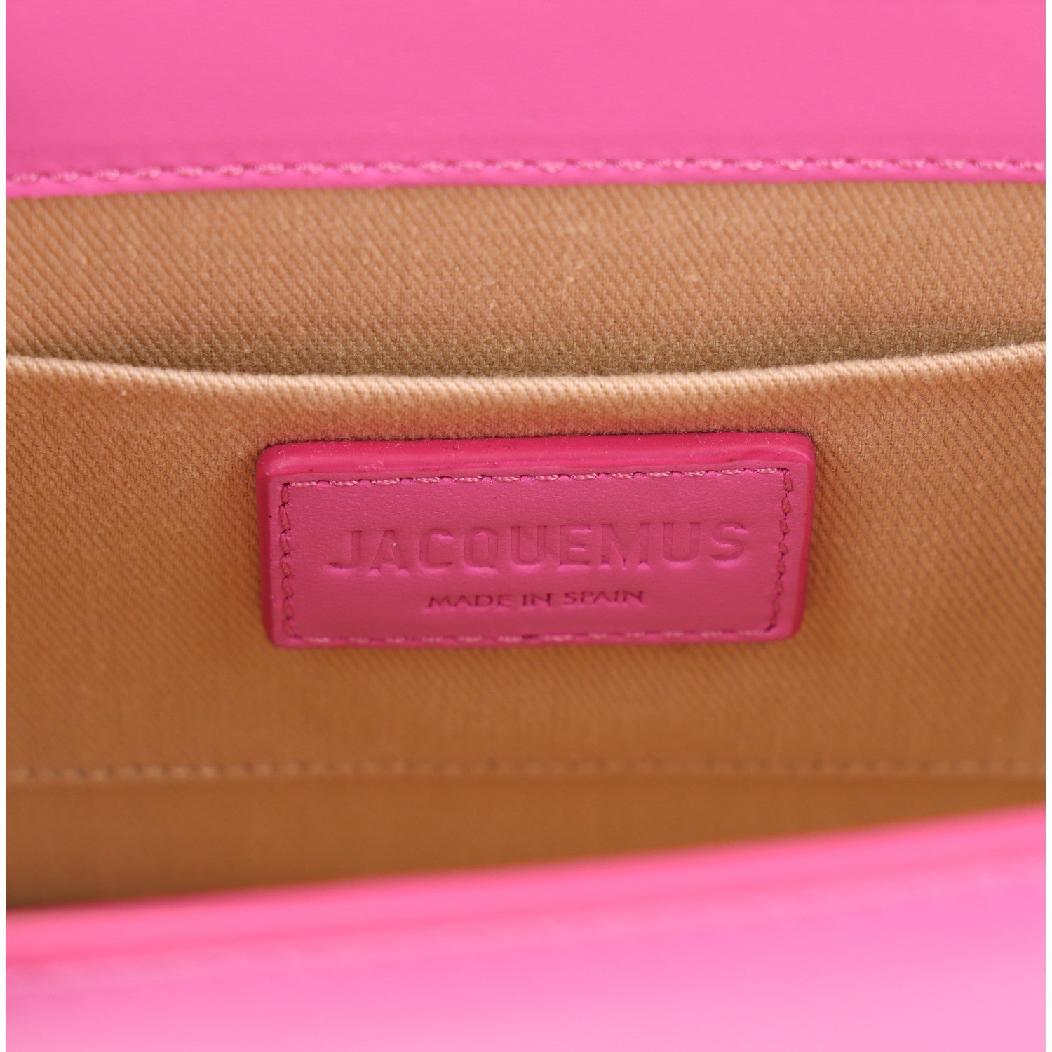 Jacquemus Calfskin Le Chiquito Noeud Dark Pink Dark Pink 6 of 10