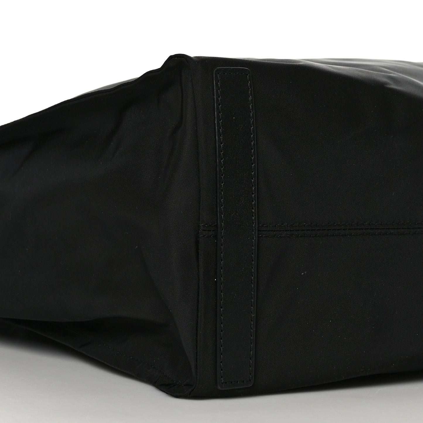 Nylon Logo Tote Black