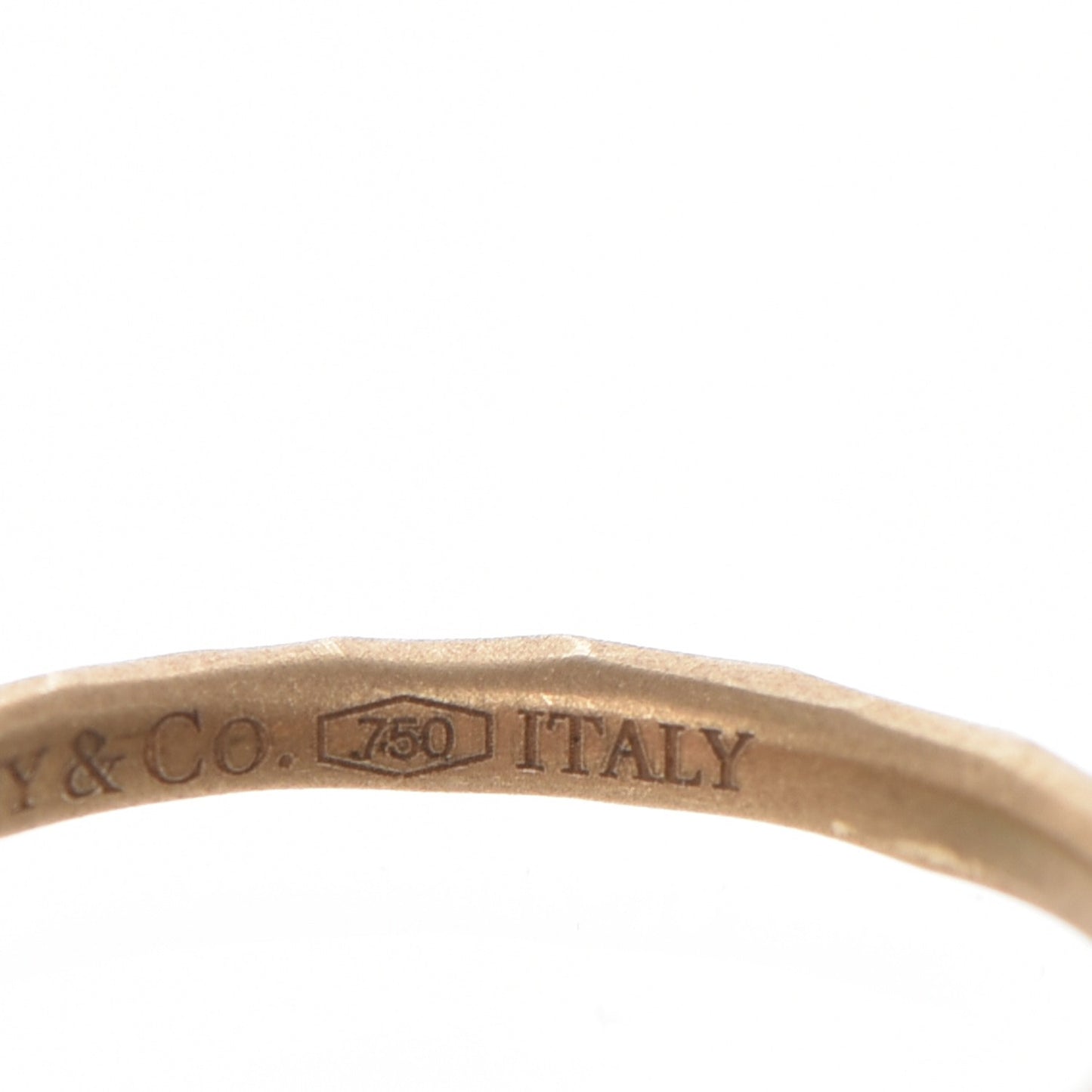 18K Yellow Gold Paloma Picasso Hammered Ring 5.25