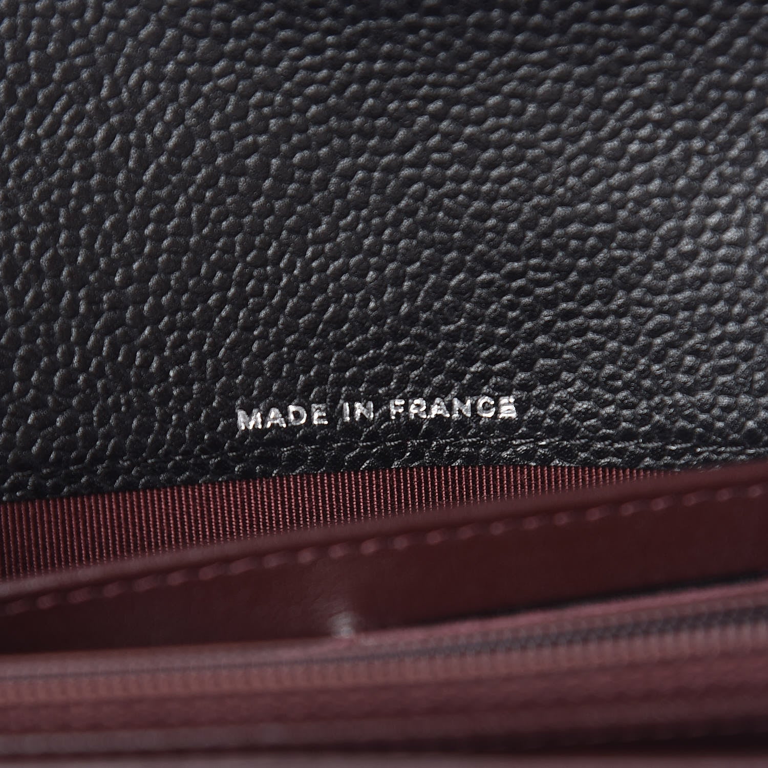 Chanel Caviar Quilted Large Gusset Flap Wallet Black 8 of 10